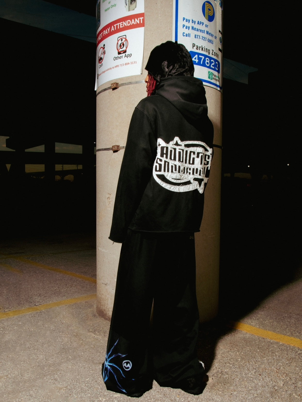 “Arachnoid” Double-Hooded Hoodie