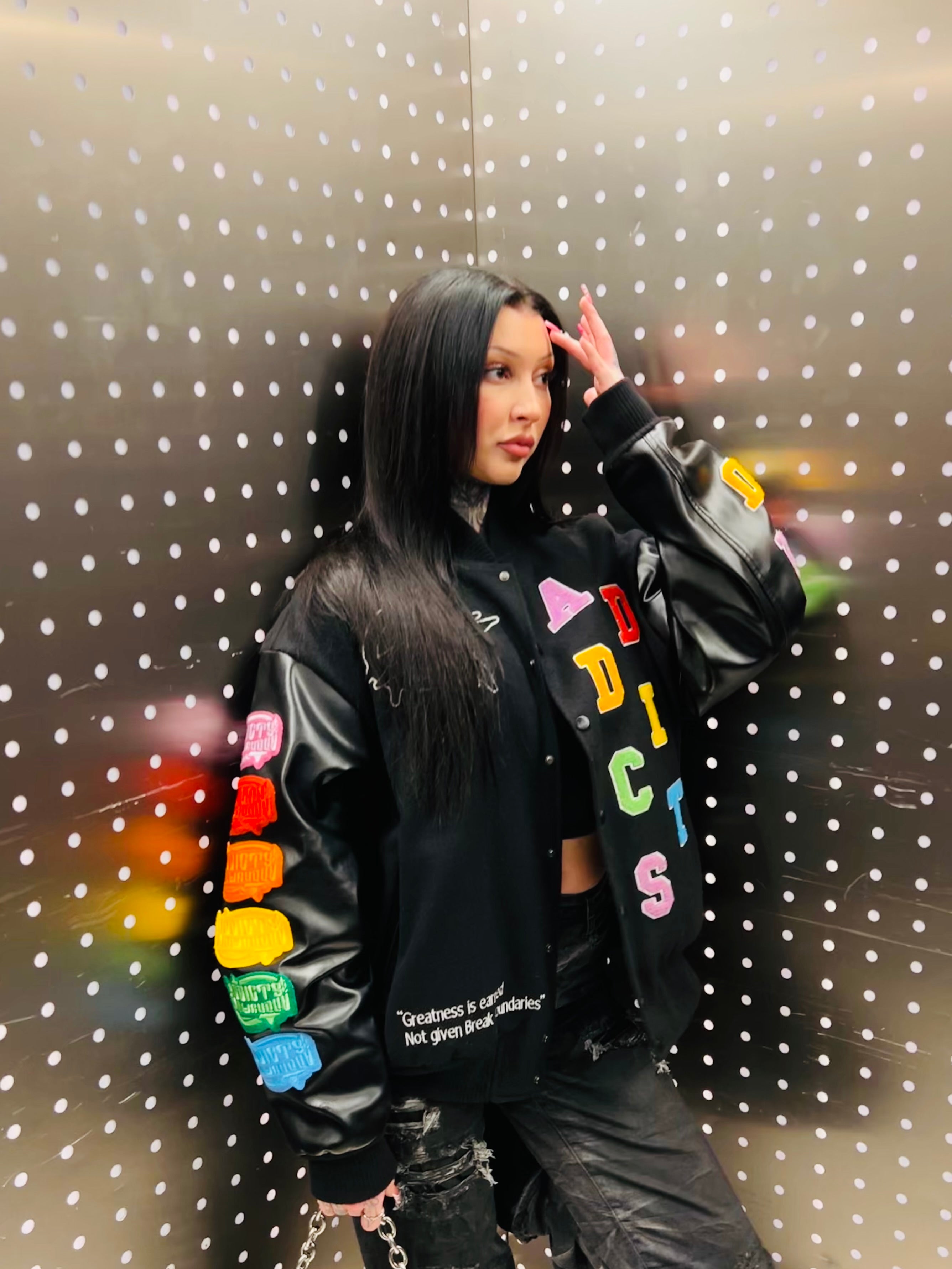 “Skittlez” Varsity Jacket